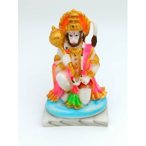 Marble finishing  Hanuman Ji Murti/Idol 15cm